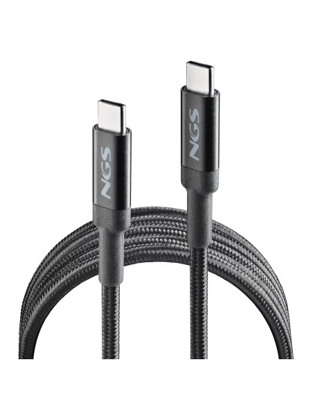 NGS KNOT 65W-2 cable USB USB 2.0 2 m USB C Negro