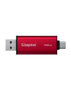Kingston Technology 512GB Dual USB-A C Portable SSD, Up to 1050MB s USB 3.2 Gen 2 2