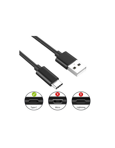 Ewent EC1033 cable USB USB 2.0 1 m USB A USB C Negro