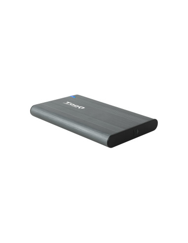 TooQ Caja Externa para Discos de 2,5” HDD SSD, Gris