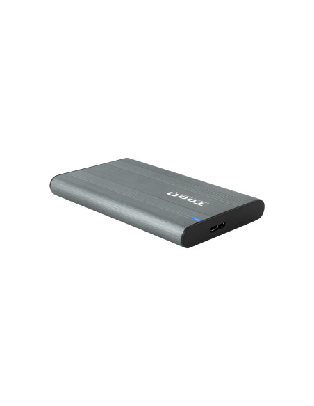 TooQ Caja Externa para Discos de 2,5” HDD SSD, Gris