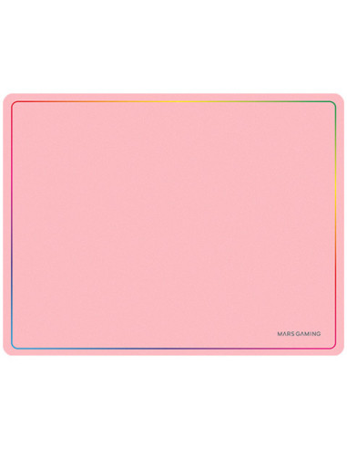Mars Gaming MMP124, Alfombrilla Gaming 360x260mm, Diseño de Bordes Rainbow, Base Antideslizante de Caucho Natural, Superficie
