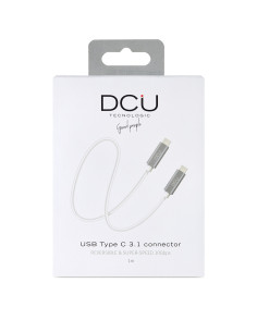 DCU Advance Tecnologic 30402010 cable USB USB 3.2 Gen 2 (3.1 Gen 2) 1 m USB C Gris 2