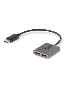 StarTech.com Hub MST de 2 Puertos DisplayPort 1.4 - Divisor Splitter DP para 2 Monitores - Adaptador DisplayPort a 2x