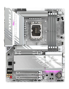 GIGABYTE Placa base Z890 AORUS ELITE WIFI7 ICE - Compatible con CPUs Intel Core Ultra (Serie 2), VRM de 16+1+2 fases, hasta 2
