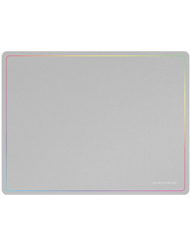 Mars Gaming MMP124, Alfombrilla Gaming 360x260mm, Diseño de Bordes Rainbow, Base Antideslizante de Caucho Natural, Superficie