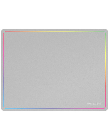 Mars Gaming MMP124, Alfombrilla Gaming 360x260mm, Diseño de Bordes Rainbow, Base Antideslizante de Caucho Natural, Superficie