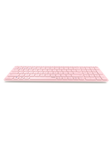 Rapoo E9700M teclado Oficina RF Wireless + Bluetooth QWERTY Inglés internacional Rosa