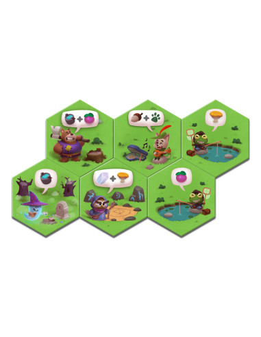 Asmodee GRGMIS01ES juego de tablero Misty Valley 30 min Juego De Cartas