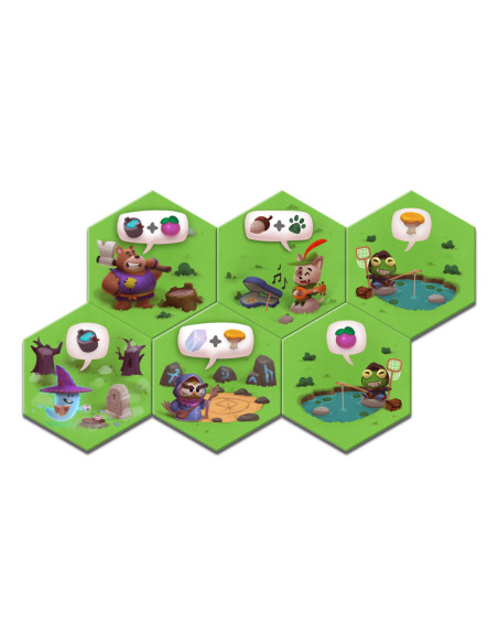 Asmodee GRGMIS01ES juego de tablero Misty Valley 30 min Juego De Cartas