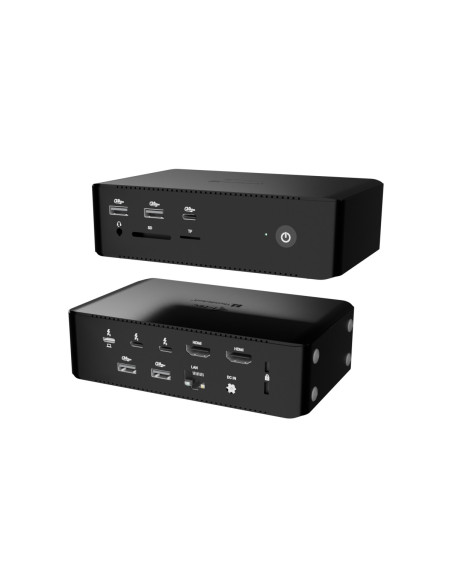 i-tec Thunderbolt5 Quattro Display Docking Station, 5x USB, 2.5 GLAN + Power Delivery 140W