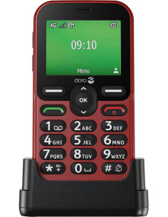 Doro Leva E10 6,1 cm (2.4") 118,9 g Rojo Teléfono para personas mayores