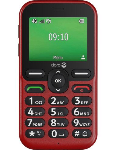 Doro Leva E10 6,1 cm (2.4") 118,9 g Rojo Teléfono para personas mayores
