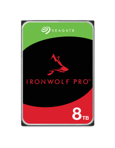 Seagate IronWolf Pro ST8000NT001 disco duro interno 8 TB 7200 RPM 256 MB 3.5" Serial ATA III