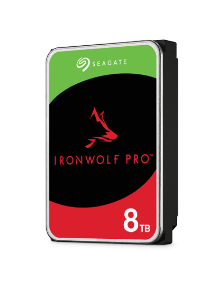 Seagate IronWolf Pro ST8000NT001 disco duro interno 8 TB 7200 RPM 256 MB 3.5" Serial ATA III