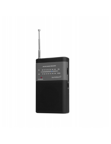 Sunstech RPS42 Portátil Analógica Negro