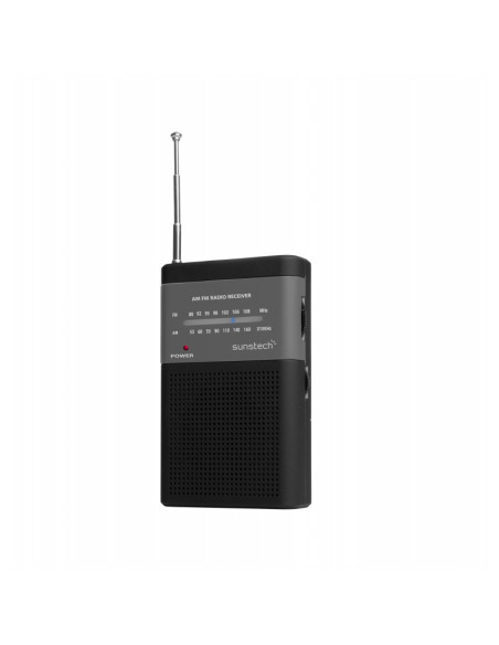 Sunstech RPS42 Portátil Analógica Negro