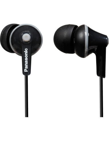 Panasonic RP-HJE125E-K auricular y casco Auriculares Alámbrico Dentro de oído Música Negro