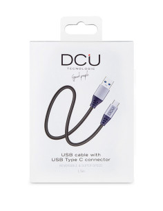 DCU Advance Tecnologic 30402020 cable USB USB 3.2 Gen 1 (3.1 Gen 1) 1,5 m USB A USB C Negro, Gris 2