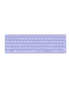 Rapoo E9700M teclado Oficina RF Wireless + Bluetooth QWERTY Inglés internacional Púrpura