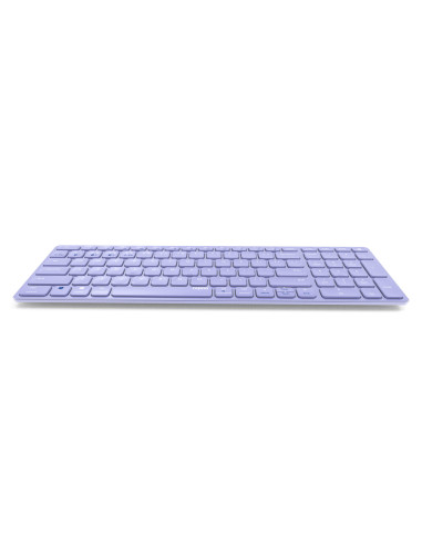 Rapoo E9700M teclado Oficina RF Wireless + Bluetooth QWERTY Inglés internacional Púrpura