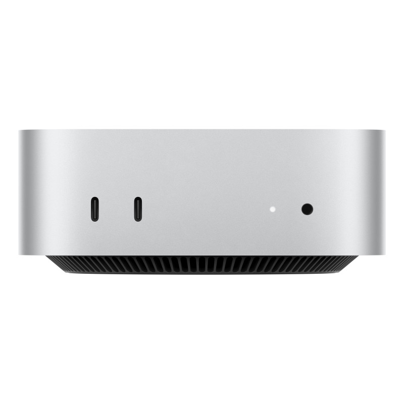 Mac mini chip m4 con cpu de 10 nucleos 16gb de memoria unificada 1tb ssd gpu de 10 nucleos gigabit ethernet tres puertos thunder