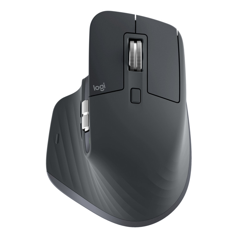 Logitech MX Master 3S, ratón inalámbrico de alto rendimiento con desplazamiento ultrarrápido, Ergo, 8000 DPI, seguimiento sobre 