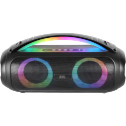 Mars Gaming MSPULSE MS-PULSE, Altavoz Bluetooth Portátil 50W RMS, Iluminación RGB, 2 Drivers Activos 93mm + 2 Drivers Pasivos