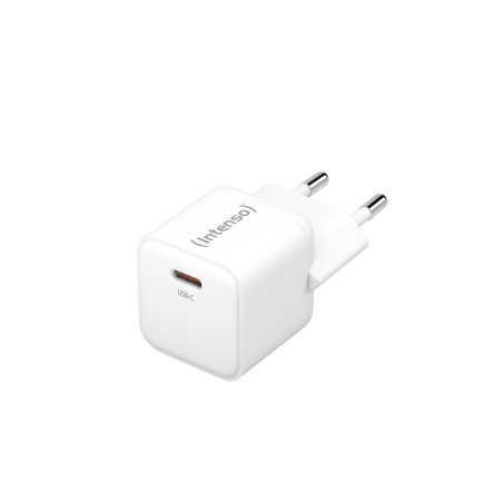 Intenso POWER ADAPTER USB-C GAN/7803022 Universal Blanco Corriente alterna Carga rápida Interior