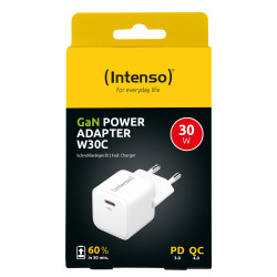 Intenso 7803022 POWER ADAPTER USB-C GAN/7803022, Interior, Corriente alterna, 20 V, Blanco 2