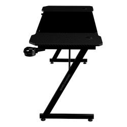 Mars Gaming MGD-X140, Mesa Gaming Ergonómica, Superficie en Fibra de Carbono, Estructura Metálica, Alfombrilla XXL, Soporte Auri 2