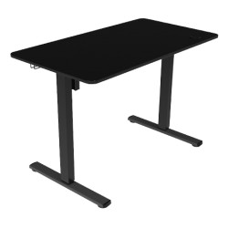 Mars Gaming MGD-ERGOPRO, Mesa Ajuste Altura Eléctrico 73-118cm, Superficie Ergonómica Fibra Carbono, Estructura Metálica, Soport