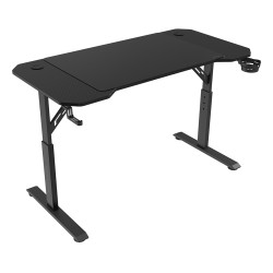 Mars Gaming MGD-ERGO120, Mesa Altura Ajustable 3 Posiciones, Superficie Ergonómica, Estructura Metálica, Alfombrilla XXL, Soport