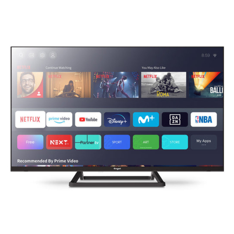 Engel LE3285SM Televisor 81,3 cm (32") HD Negro 180 cd / m²