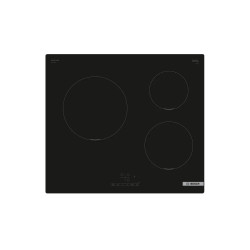 Bosch PUC611BB5E Serie 4 PUC611BB5E, Negro, Integrado, 60 cm, Con placa de inducción, Vidrio y cerámica, 3 zona(s)