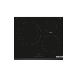 Bosch PIJ631BB5E Serie 4 PIJ631BB5E, Negro, Integrado, 59.2 cm, Con placa de inducción, Vidrio y cerámica, 3 zona(s)