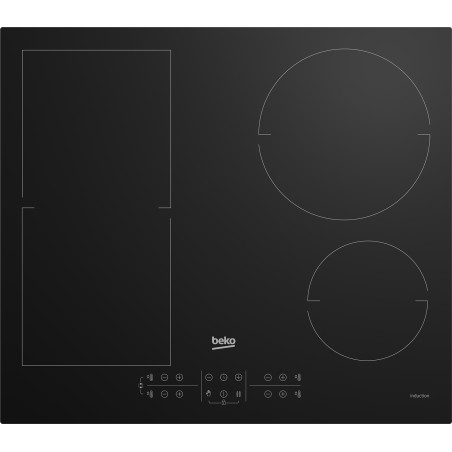 Beko HII64200FMT Negro Integrado 60 cm Con placa de inducción 4 zona(s)