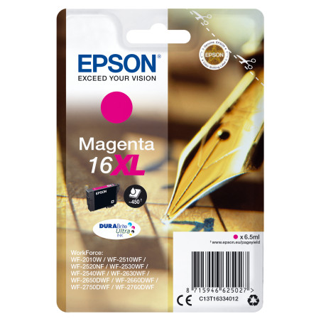 Epson Pen and crossword Cartucho 16XL magenta
