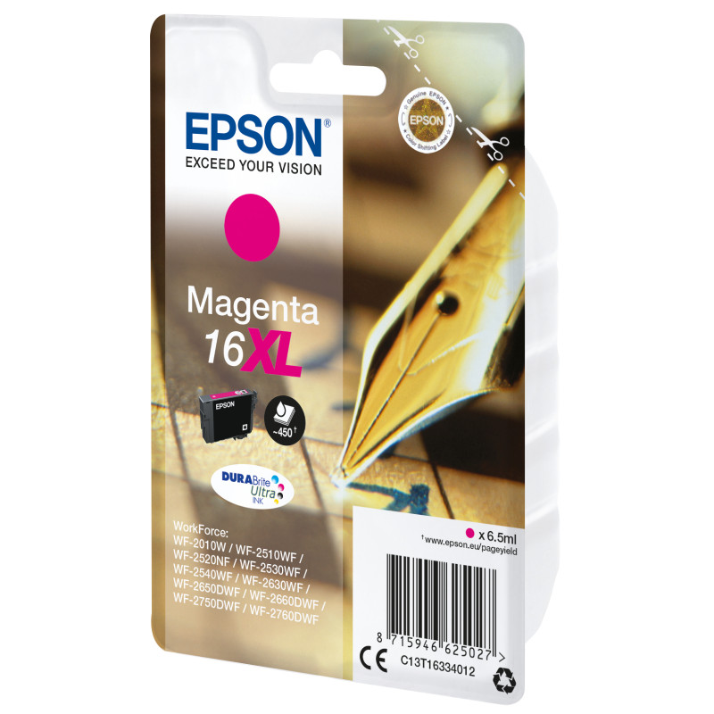 Epson Pen and crossword Cartucho 16XL magenta