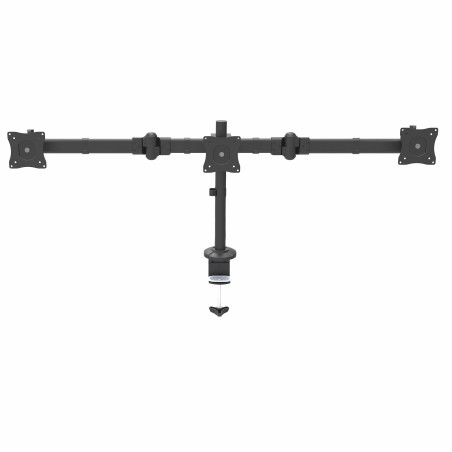 StarTech.com Brazo para 3 Monitores de Montaje en Escritorio - Soporte VESA Ergonómico para 3 Monitores de hasta 27" - Mástil Ar