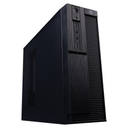 Hiditec CHA010035 SLM30, Mini Tower, PC, Negro, ITX, micro ATX, ABS, Metal, 32 cm
