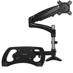 StarTech.com Brazo para un Monitor - Base para Ordenador Portátil con Ajuste de Altura de un Toque 2