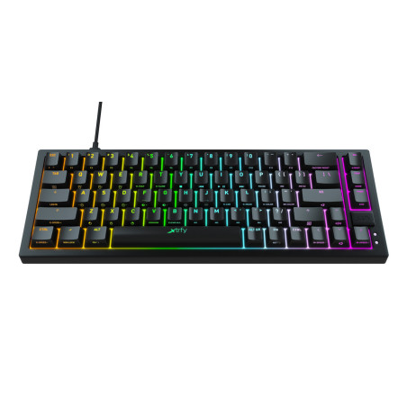CHERRY XTRFY K5 COMPACT RGB teclado Juego USB QWERTY Español Negro