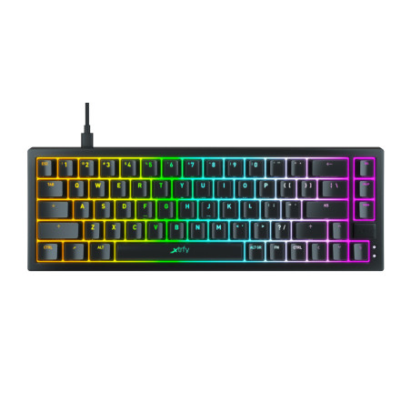 CHERRY XTRFY K5 COMPACT RGB teclado Juego USB QWERTY Español Negro