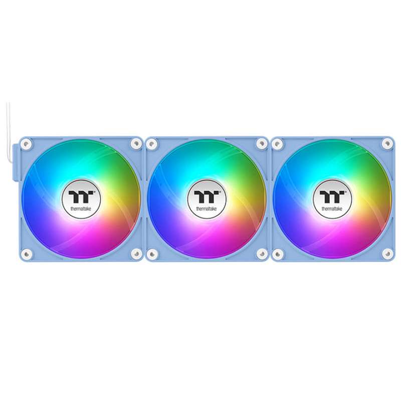Thermaltake CL-F198-PL12BU-A sistema de refrigeración para ordenador Carcasa del ordenador Ventilador 12 cm Azul 3 pieza(s)