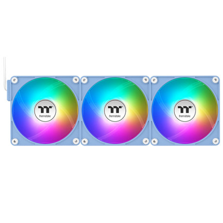 Thermaltake CL-F198-PL12BU-A sistema de refrigeración para ordenador Carcasa del ordenador Ventilador 12 cm Azul 3 pieza(s)