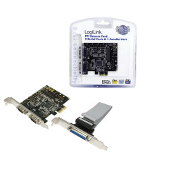 LogiLink PC0033 PC0033, PCIe, Paralelo, De serie, RS-232, PC, NetMOS, Windows 2000 Professional, Windows 7 Home Premium,