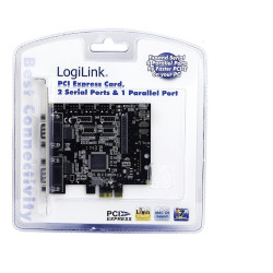 LogiLink PC0033 PC0033, PCIe, Paralelo, De serie, RS-232, PC, NetMOS, Windows 2000 Professional, Windows 7 Home Premium, 2