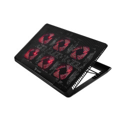Savio COS-01 Laptop cooling pad 6 backlit fans 2000 RPM COS-01, 43,9 cm (17.3"), 5 kg, 6 pieza(s), 7 cm, 7 cm, 7 cm