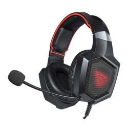 Savio SAVGH-FORGE SAVGH-FORGE, Alámbrico, Juego, 349 g, Auriculares, Negro, Rojo